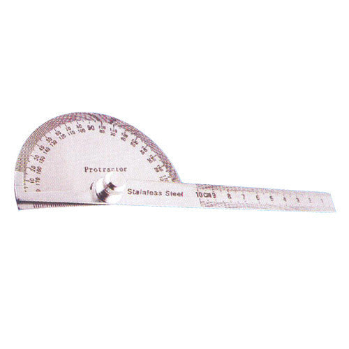 Buy 6 inches Protractor With Graduated Steel Rule | RR Brand